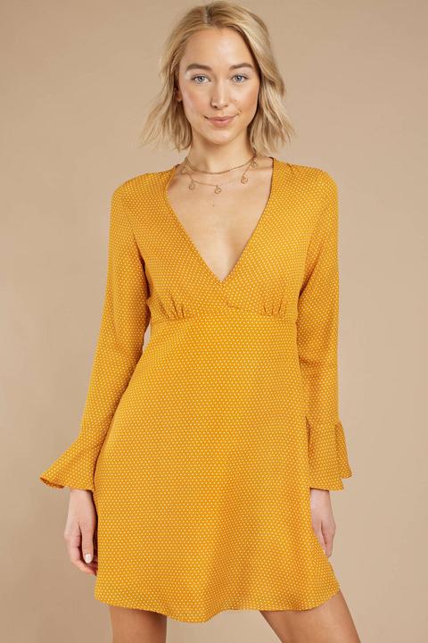 tobi yellow dress