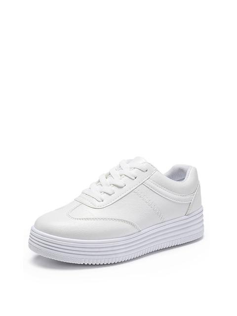 Zapatos De Pu Con Cordón