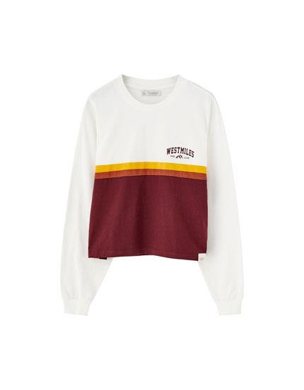 Camiseta Panel Contraste &#39;west Miles&#39;