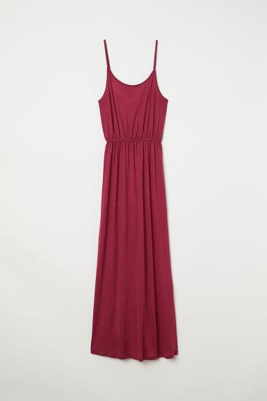 H & M - Vestido Largo - Rojo