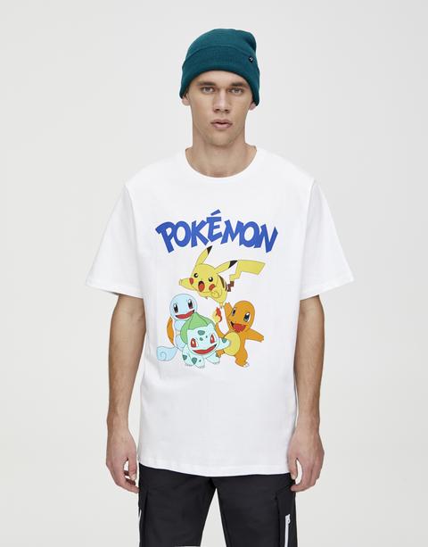 pull and bear pokemon t shirt