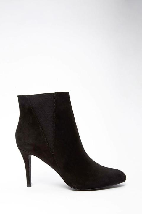 Faux Suede Ankle Booties