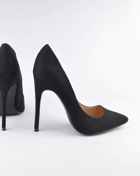 Grace - Décolleté In Black Suede