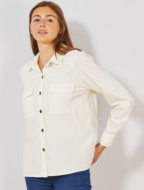 Camicia Velluto A Coste