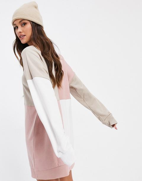 Missguided - Robe Pull Oversize Color Block-neutral