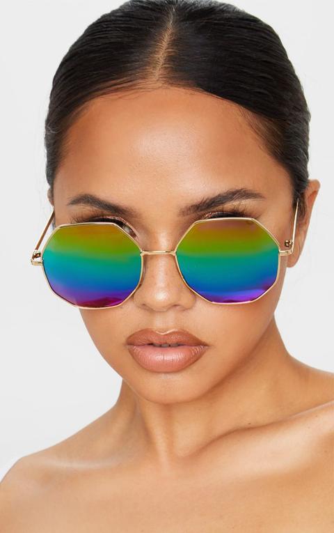 Multi Revo Octagon Oversized Sunglasses