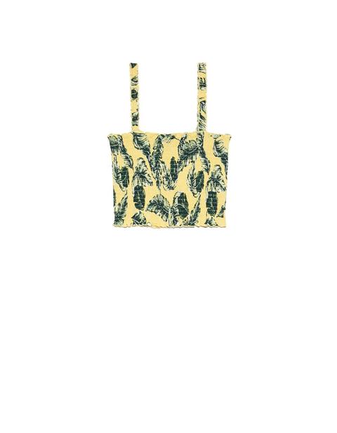 Top Tirantes Estampado Detalle Goma