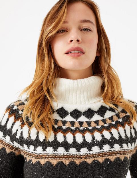 marks and spencer fair isle jumper