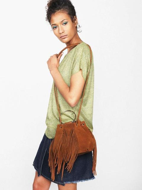 Bolsa Bucket Dakota | Real Suede