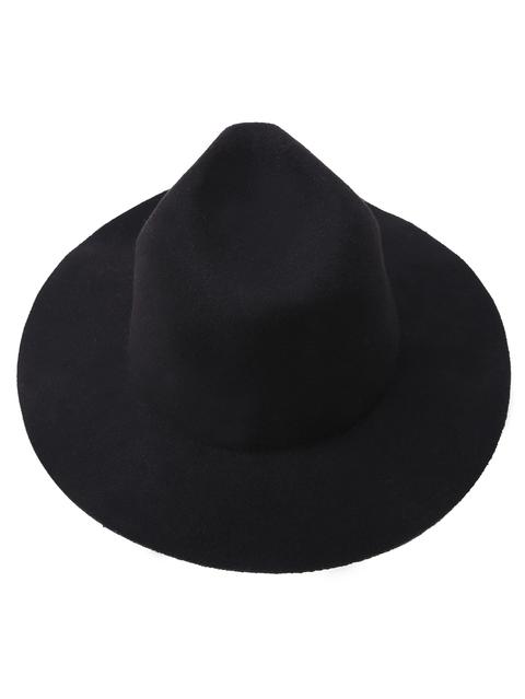 Sombrero Fedora Con Diseño Simple Negro