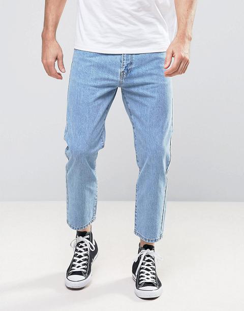 Dr Denim - Otis - Jeans Alla Caviglia In Tessuto Biologico Rétro Chiaro - Blu