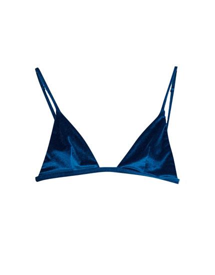 Top Bikini Terciopelo