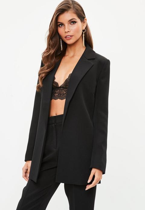 Black Boyfriend Blazer, Black