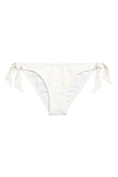 H & M - Braga De Bikini De Encaje - Blanco