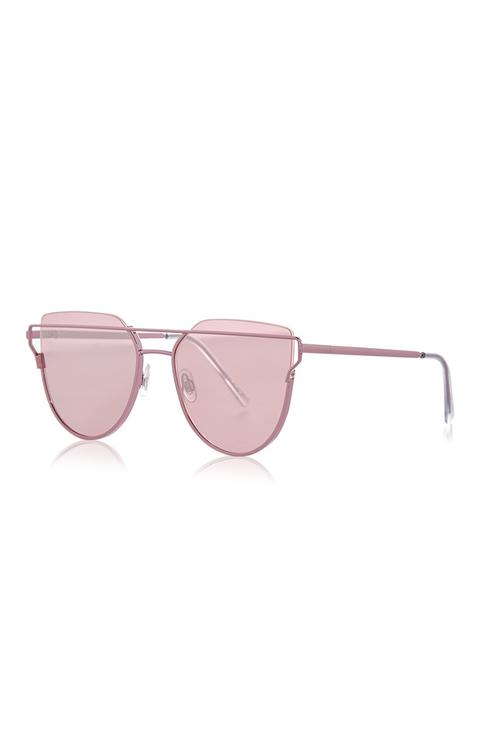 Pink Delicate Brow Bar Sunglasses