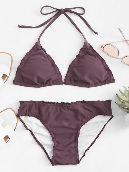 Completo Bikini Con Volant Con Volant
