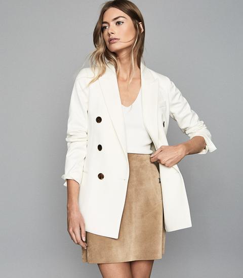 reiss aleida blazer white