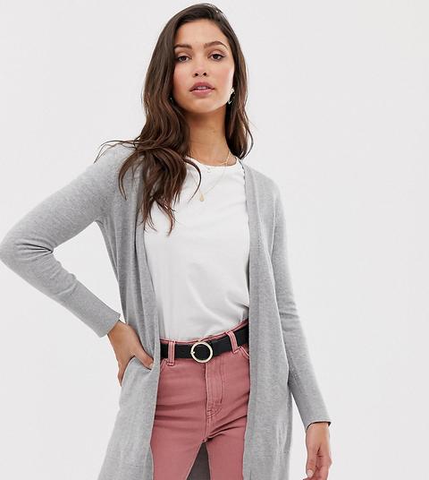 Oasis - Cardigan Lungo Grigio - Grigio