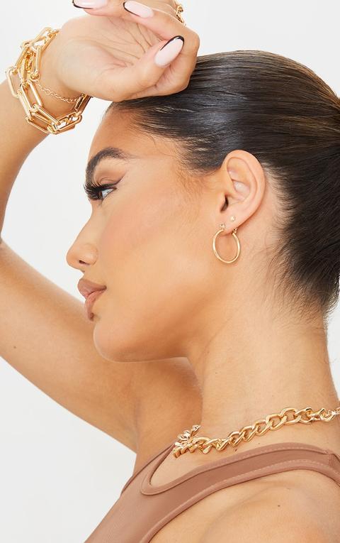 Gold Mini Hoop Earrings