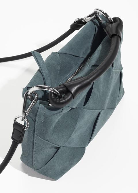 & other stories braided leather crossbody