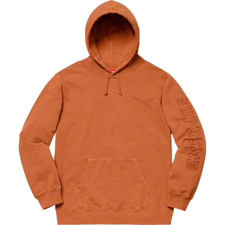 supreme overdyed hooded sweatshirt