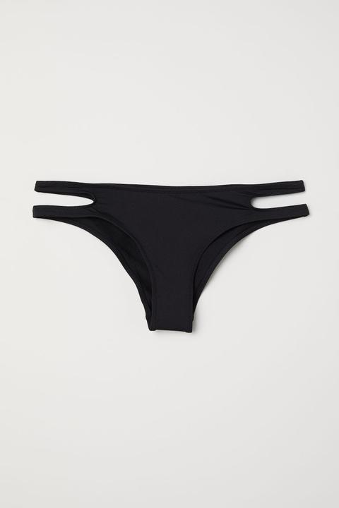 Braga De Bikini Cheeky - Negro