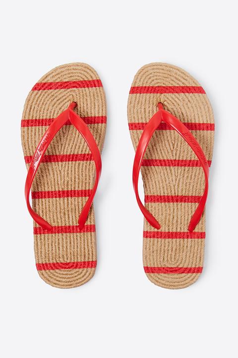 Sandalias Flip Flop De Rayas