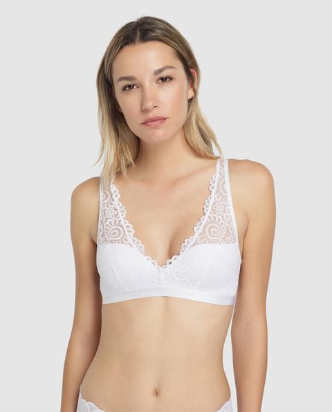 Énfasis - Bralette Tipo Top Con Encaje