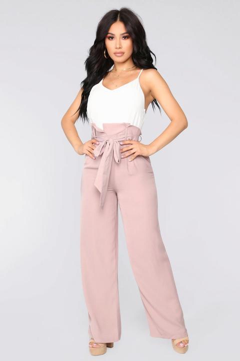 jumpsuit mauve