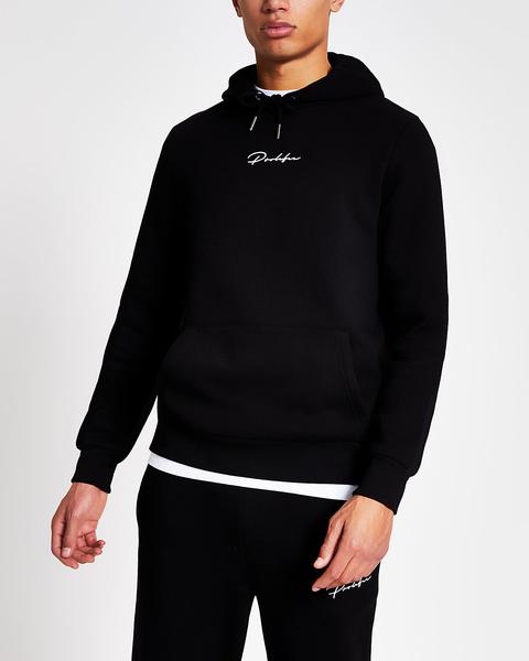 Prolific Black Slim Fit Hoodie