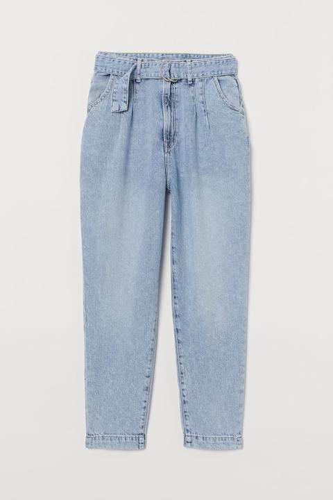 Mom High Jeans - Bleu