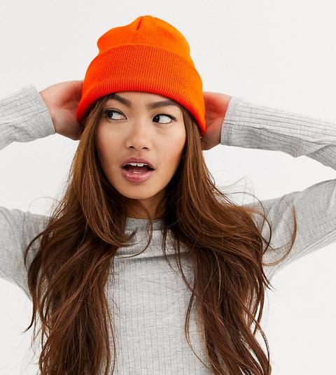 Gorro Naranja De Canalé De My Accessories London