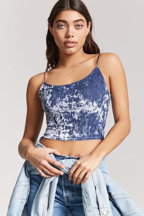 Crop Top In Velluto