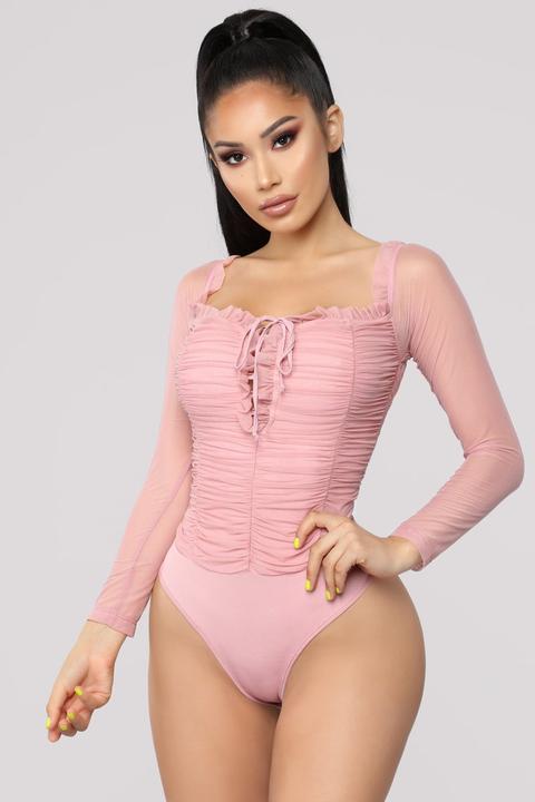 mauve bodysuit