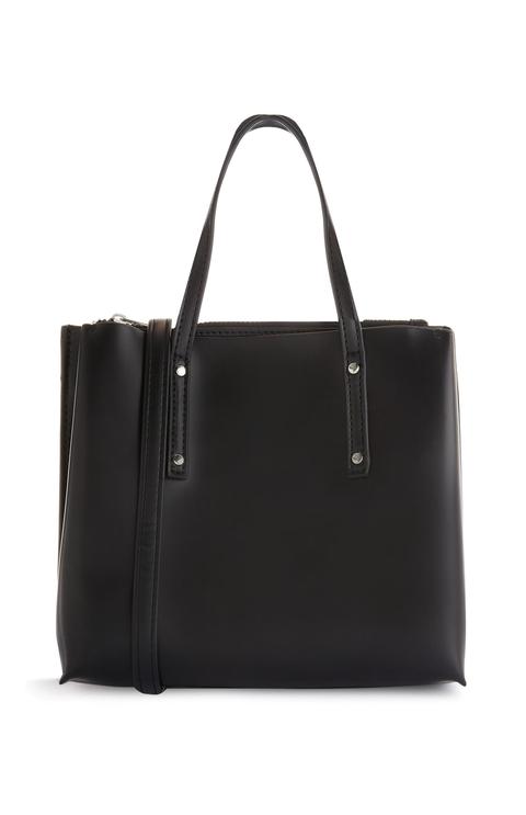 Soft Black Mini Tote Bag from Primark on 21 Buttons