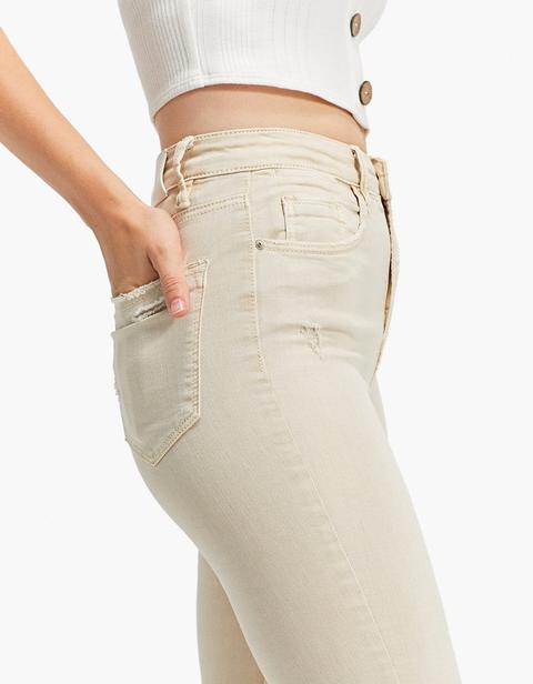 Super High Waist Colore Beige