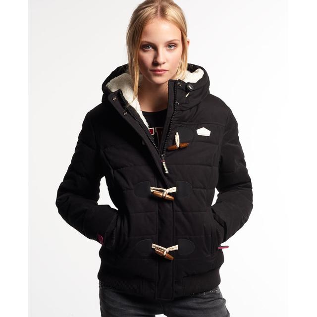 Microfibre toggle puffer best sale jacket superdry