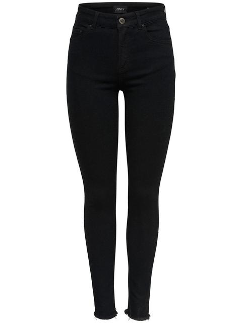 Only Onlblush Mid Ankle Skinny Fit Jeans Damen Schwarz