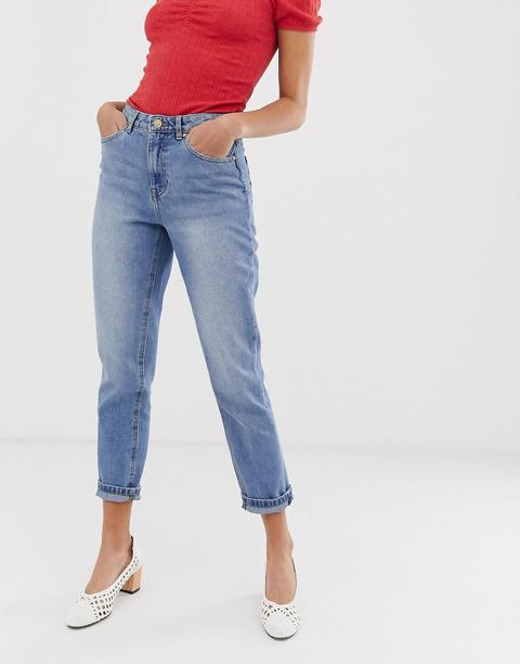 Only - Mom Jeans - Blu