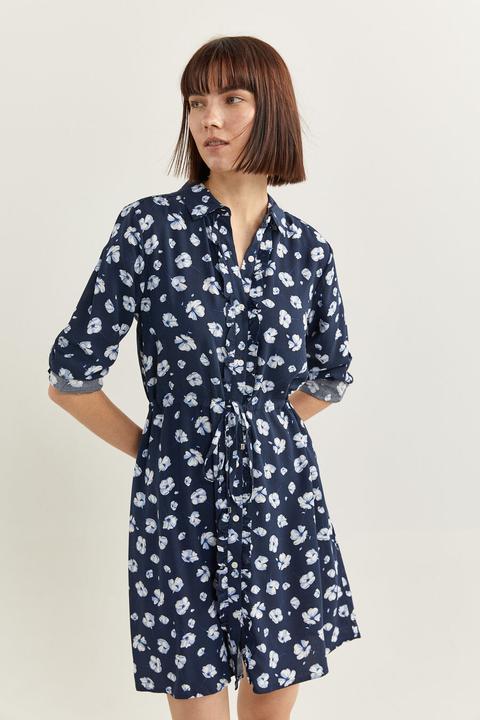 Vestido Camisero Estampado Springfield