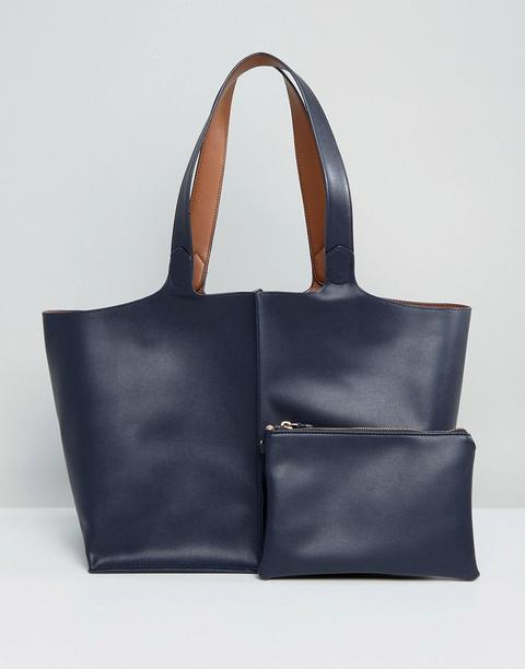 Bolso Shopper Reversible De Warehouse