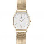 Petit Exeter G White Mesh Gold