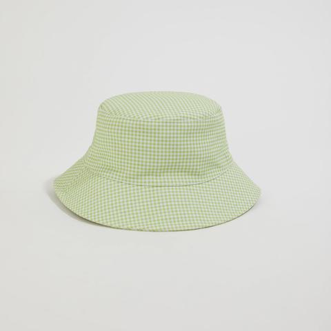 gingham bucket hat