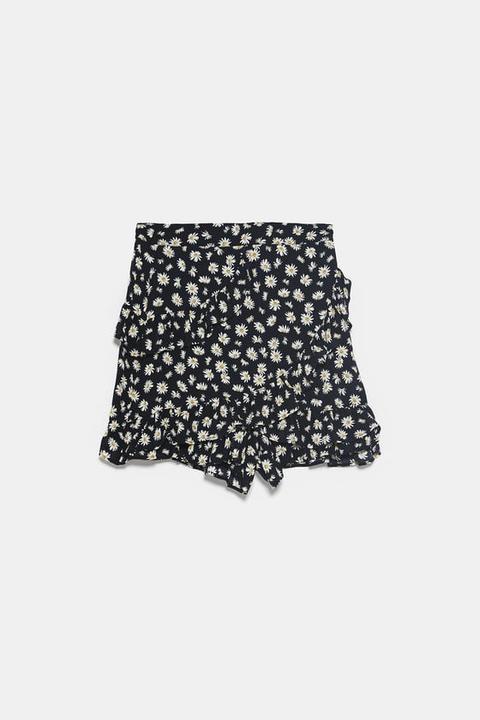 Daisy Print Bermuda Shorts