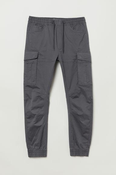 H & M - Cargo Joggers - Grey