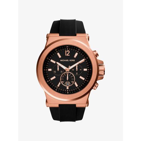 Mkreloj Dylan Oversize En Tono Dorado Rosa De Silicona - Dorado Rosa(dorado Rosa) - Michael Kors