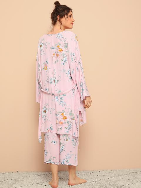cami pj set with robe