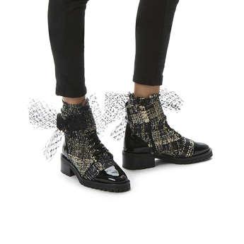 kurt geiger flat ankle boots