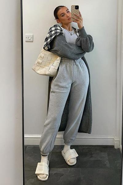 Grey Oversized Joggers - Erica