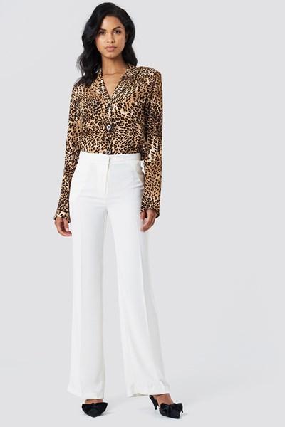 Trendyol Wide Suit Pants - White